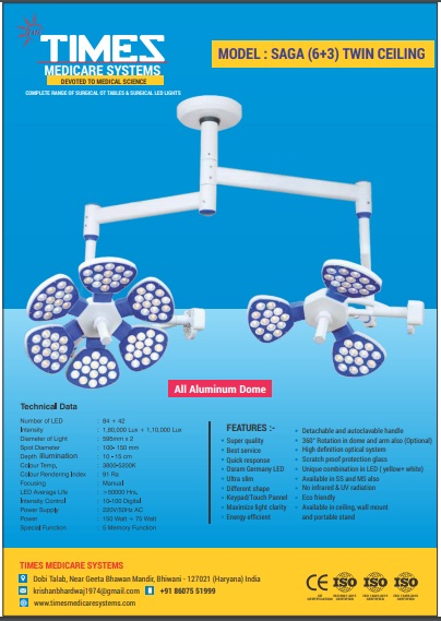 MODEL : SAGA (6+3) TWIN CEILING